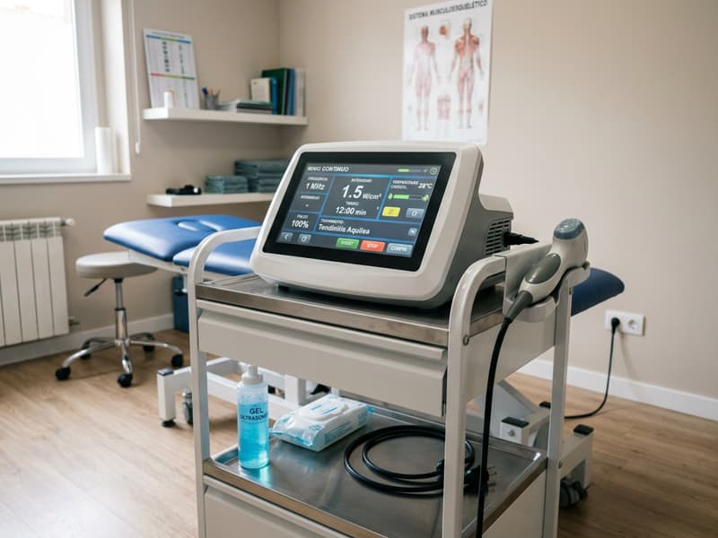 Equipo de ultrasonidos para rehabilitación y fisioterapia hospitalaria - Vilagarcía de Arousa
