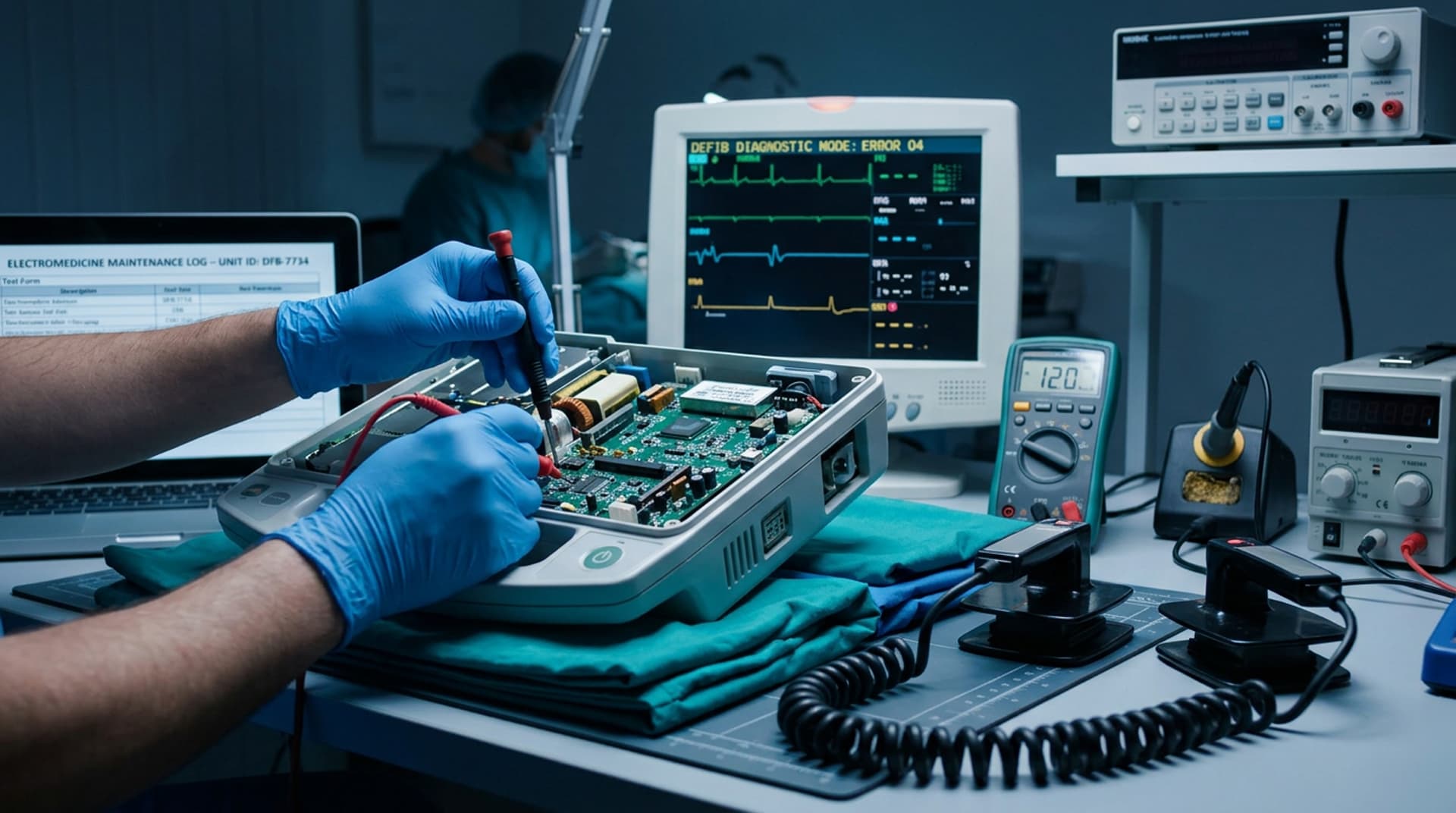 Servicio técnico de electromedicina para equipos médicos en Vilagarcía de Arousa
